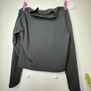SHEIN Black blouse Fresh long sleeve Size 10 For girls